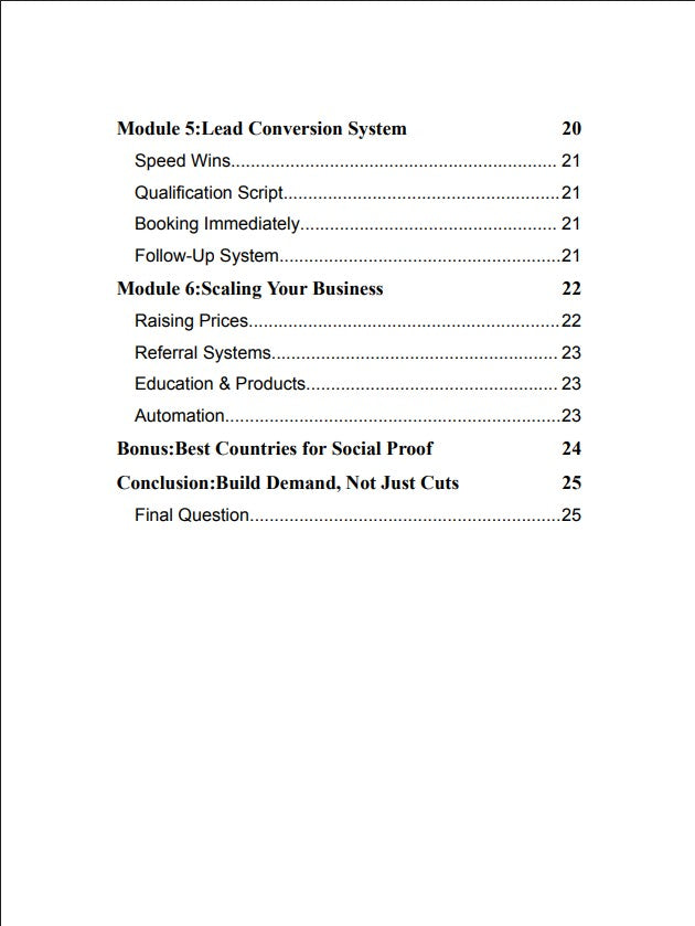 The Barber Demand System